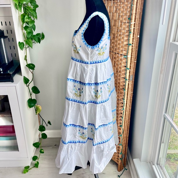 NWT English Factory EMBROIDERED MIDI DRESS - Picture 6 of 13